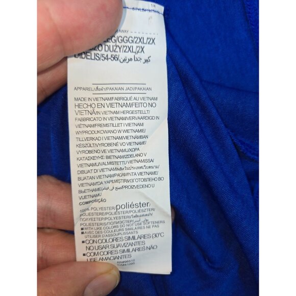 Under Armour Mens 2XL Long Sleeve Blue Quarter-Zip Pullover - Picture 6 of 8